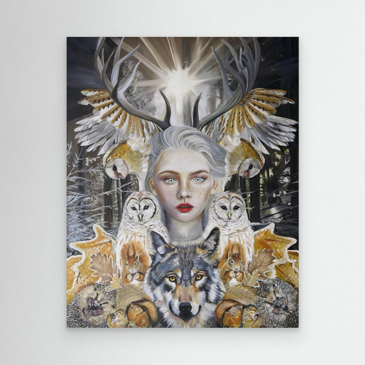 "WINTER" canvas