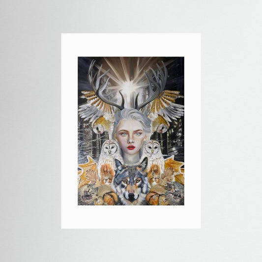 The Goddess of "WINTER"  print